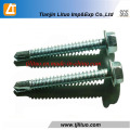 DIN7504k Galvanized Hex Head Self Drilling Screw